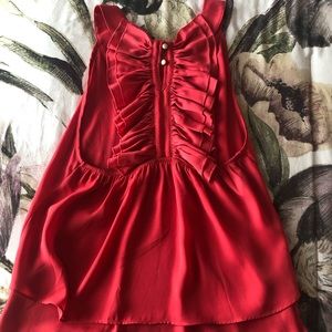 BKE Boutique Red Blouse/Tank